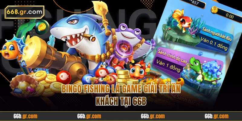 Bingo Fishing là game giải trí ăn khách tại 66B