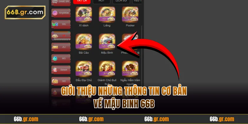 Thông tin chung về bộ môn Mậu Binh 66B